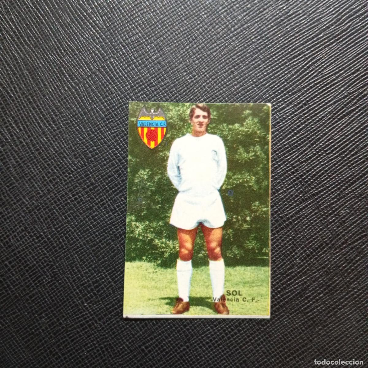 Cromos de f&uacute;tbol: SOL VALENCIA FHER 1967 1968 CROMO FUTBOL 67 68 LIGA - SIN PEGAR - A194 PG9