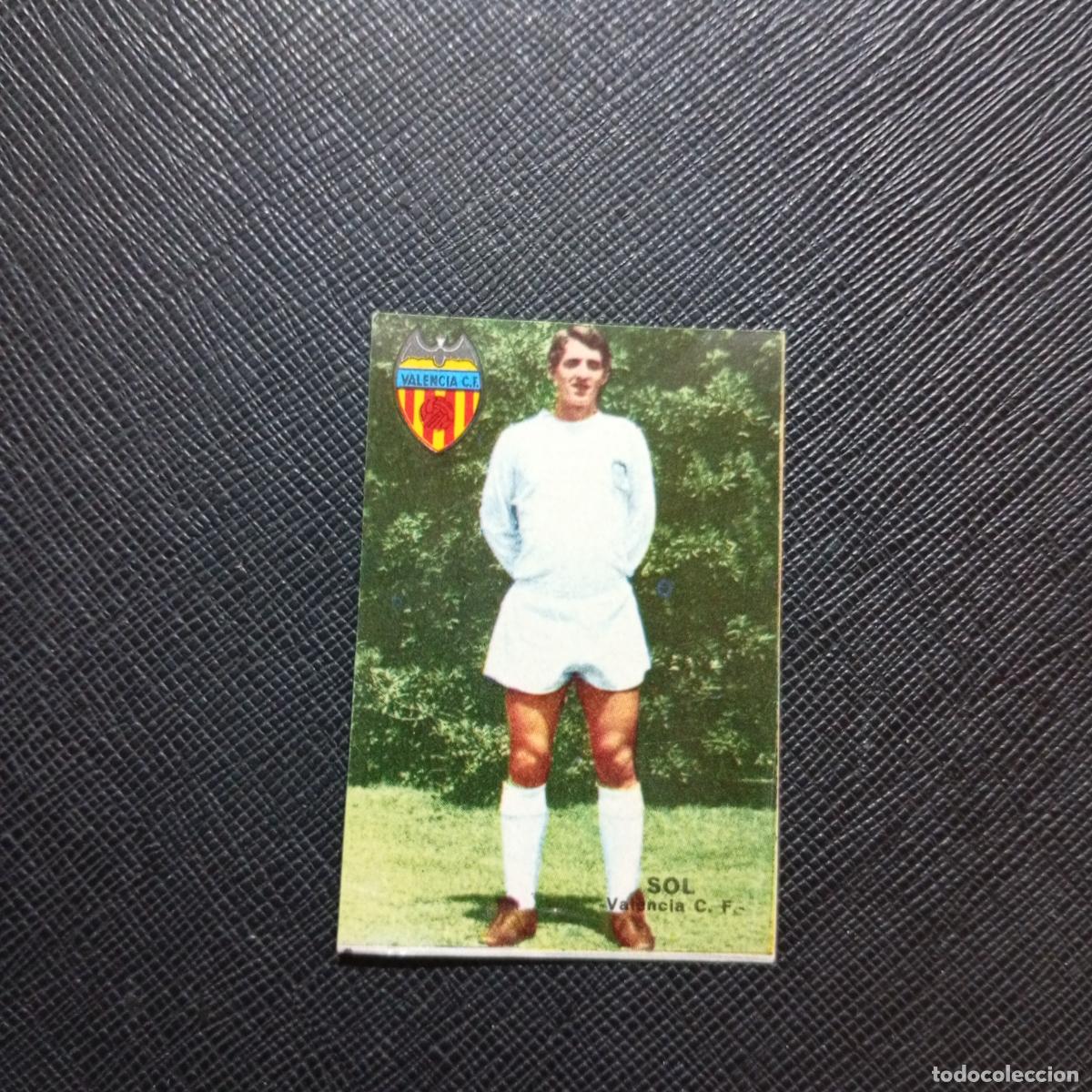 Cromos de f&uacute;tbol: SOL VALENCIA FHER 1967 1968 CROMO FUTBOL 67 68 LIGA - SIN PEGAR - A194 PG10
