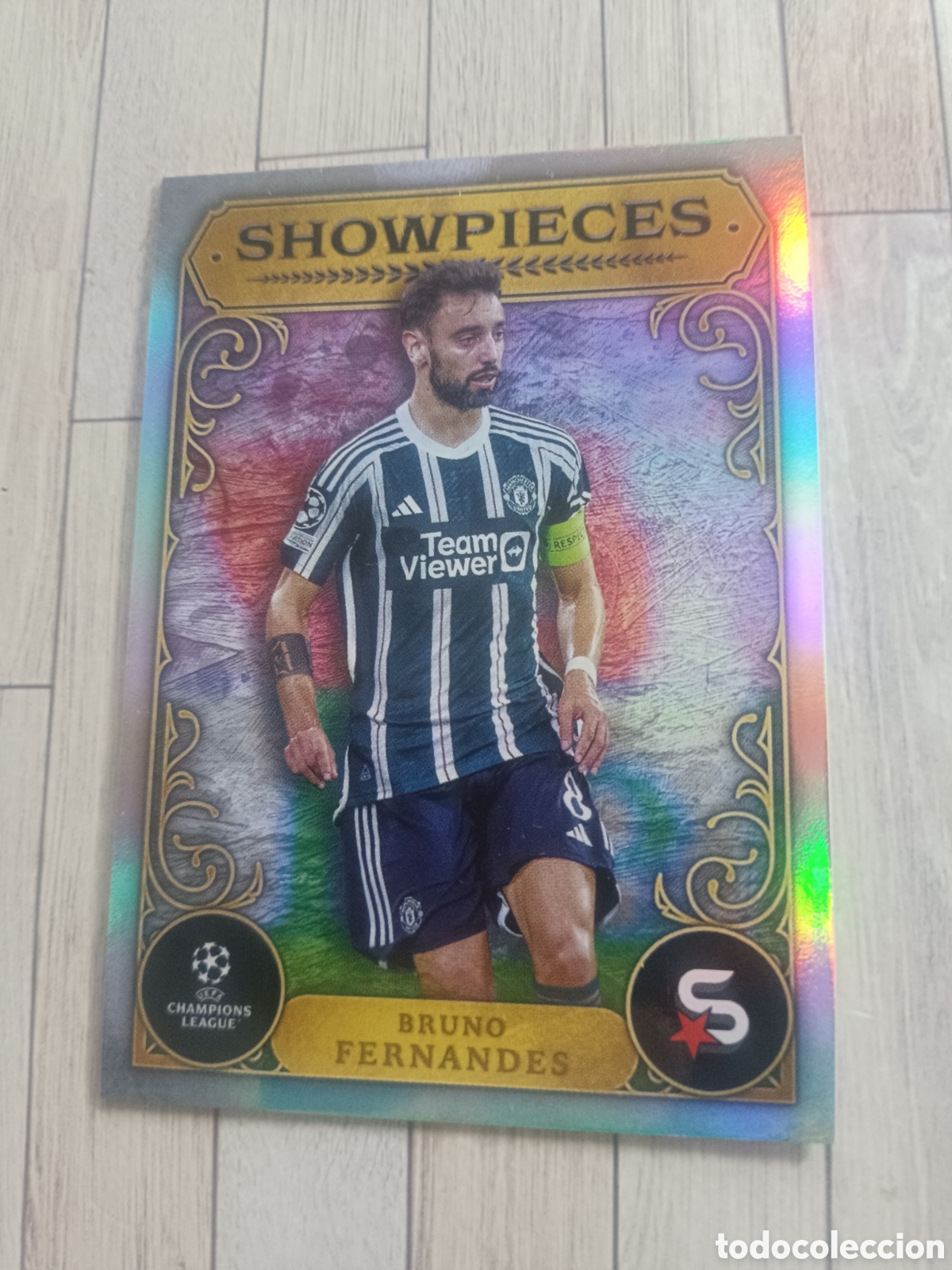 Cromos de f&uacute;tbol: SP-18 BRUNO FERNANDES SP 18 SHOWPIECES MANCHESTER UNITED TOPPS SUPERSTARS 2023 2024 TOPPS 23 24