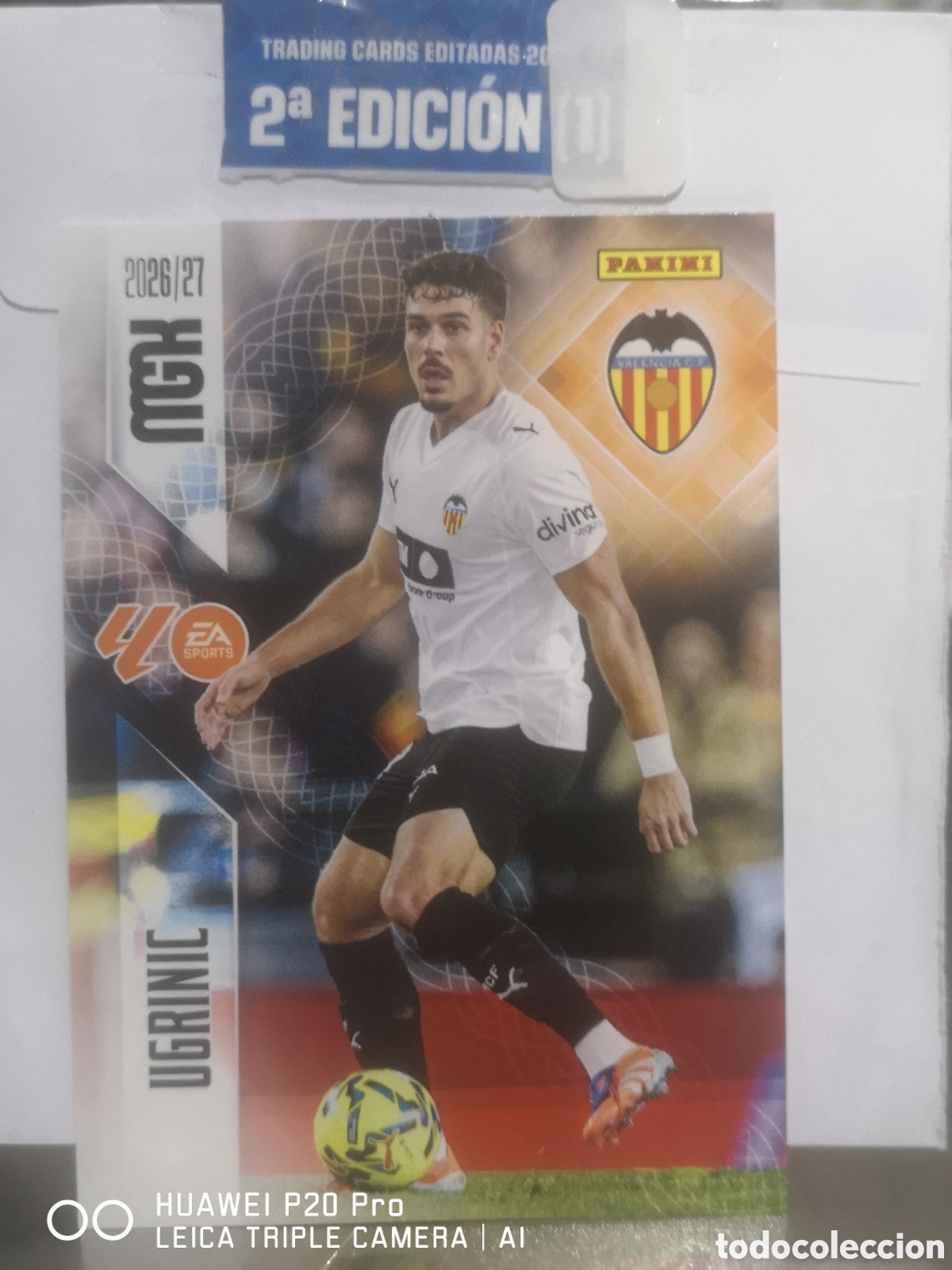 Cromos de f&uacute;tbol: MEGACRACKS 2026 2027 2026 27 UGRINIC 356 - VALENCIA - ALBUM 2&ordf; EDC