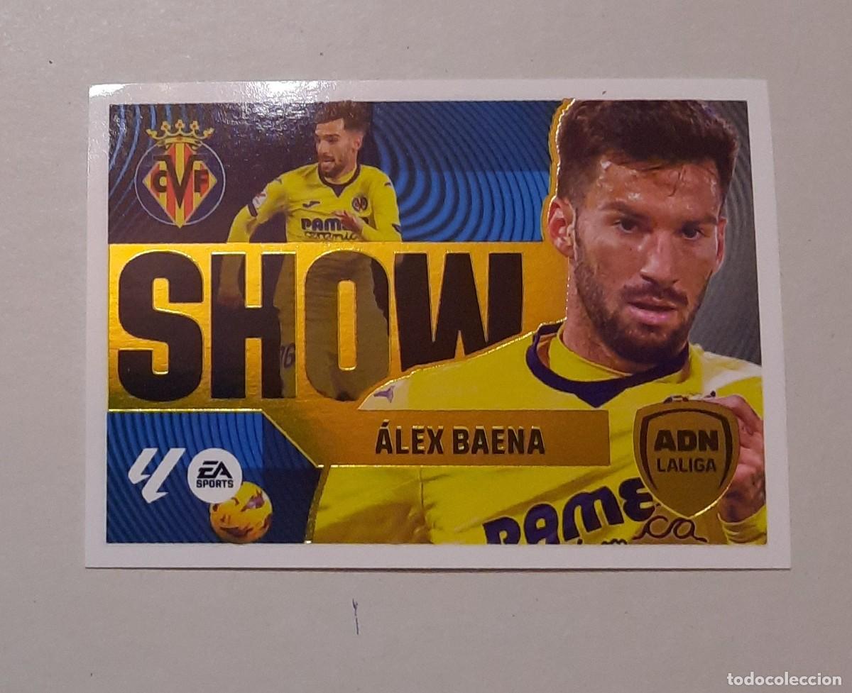 Cromos de f&uacute;tbol: &Aacute;lex Baena n&deg;1Show Villareal CF Este Panini 2023-24