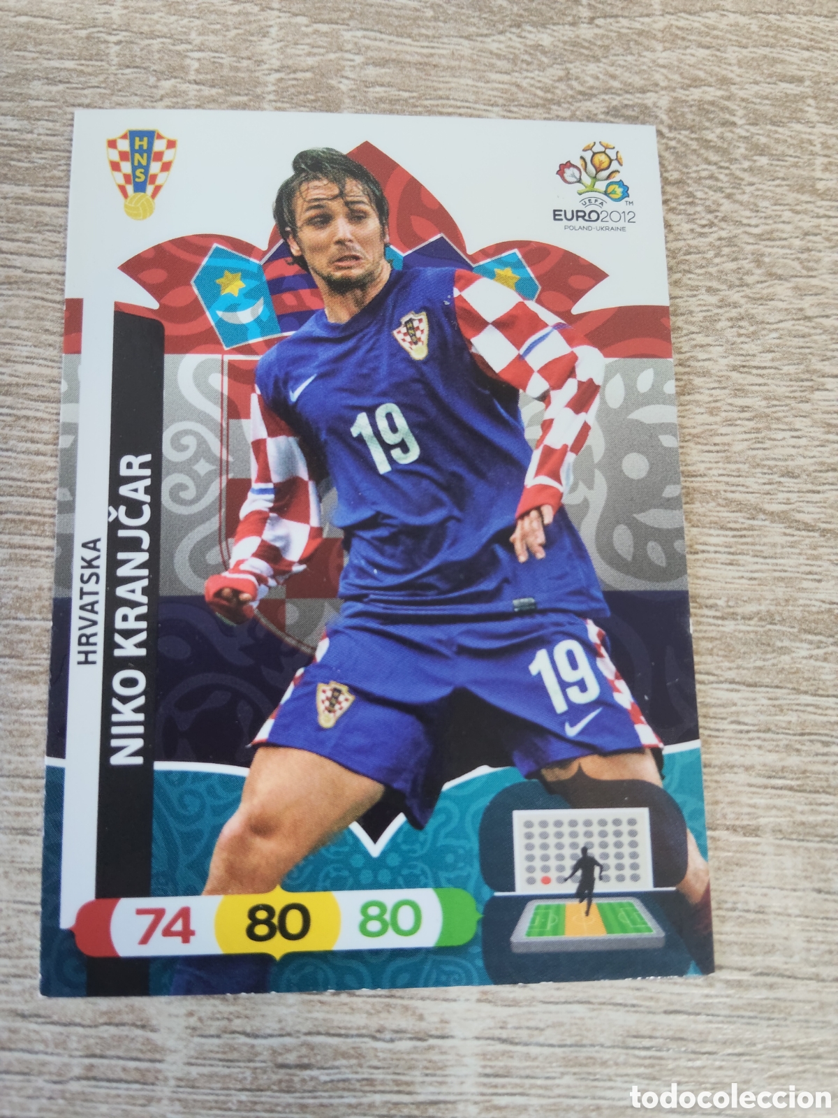Cromos de f&uacute;tbol: Panini Adrenalyn euro 2012 Niko Kranjcar Croacia