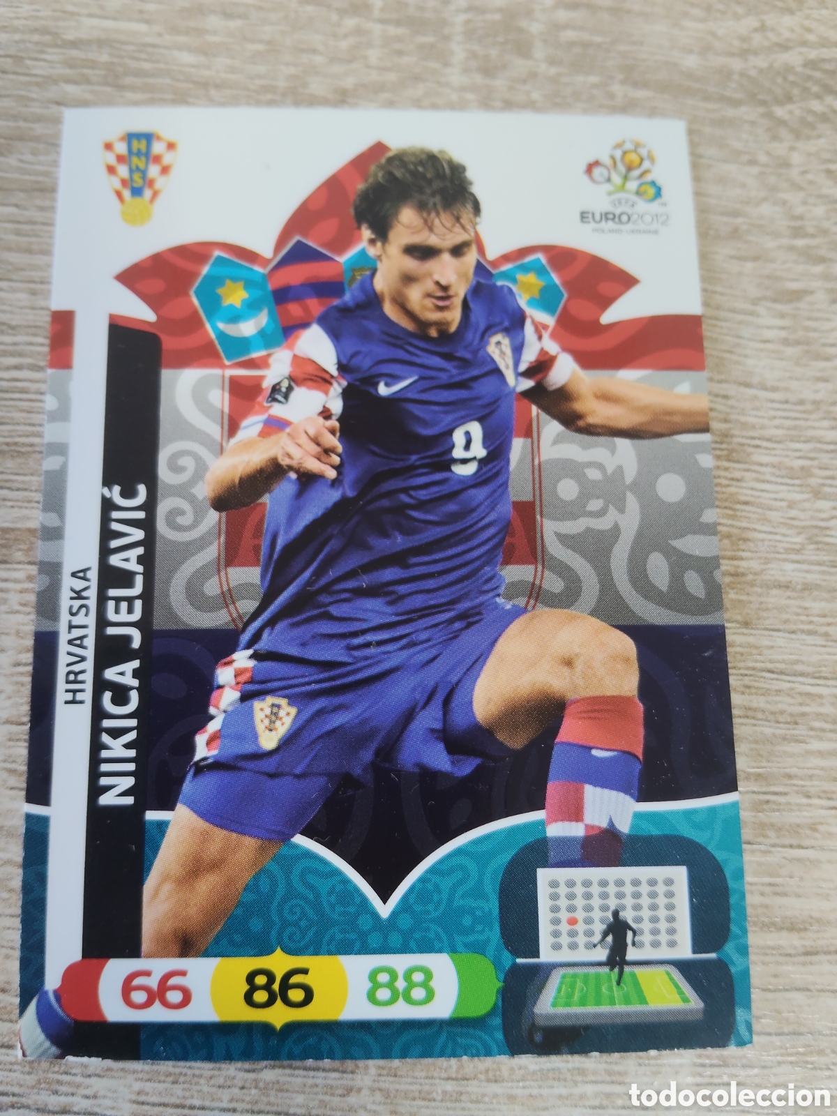 Cromos de f&uacute;tbol: Panini Adrenalyn euro 2012 Nikica Jelavic Croacia