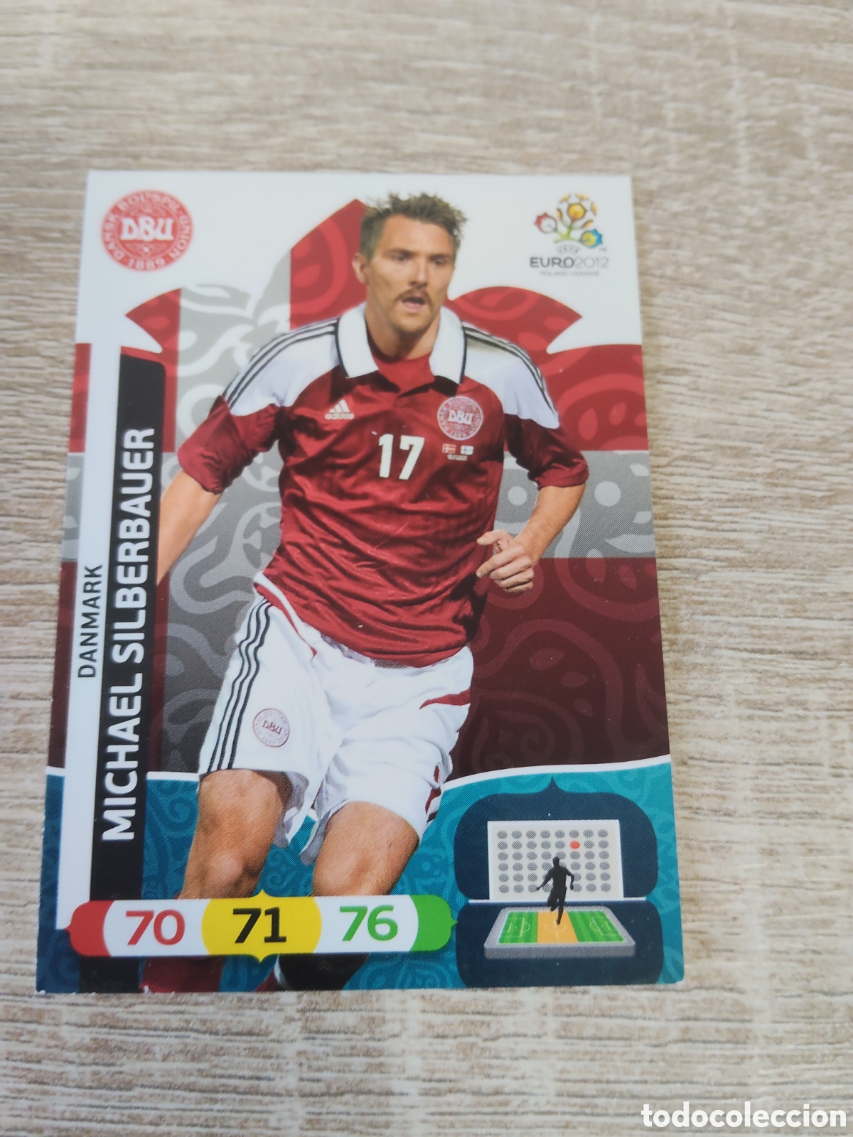 Cromos de Futebol: Panini Adrenalyn euro 2012 Michael Silberbauer Dinamarca