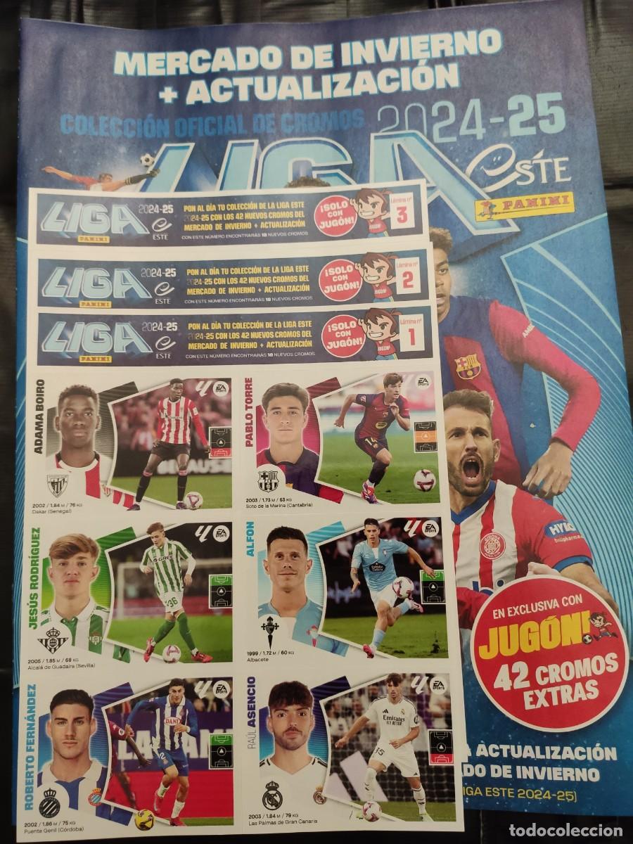 Fu&szlig;ball-Sticker: Mercado de invierno Actualizaci&oacute;n Liga 2024-2025 de Panini