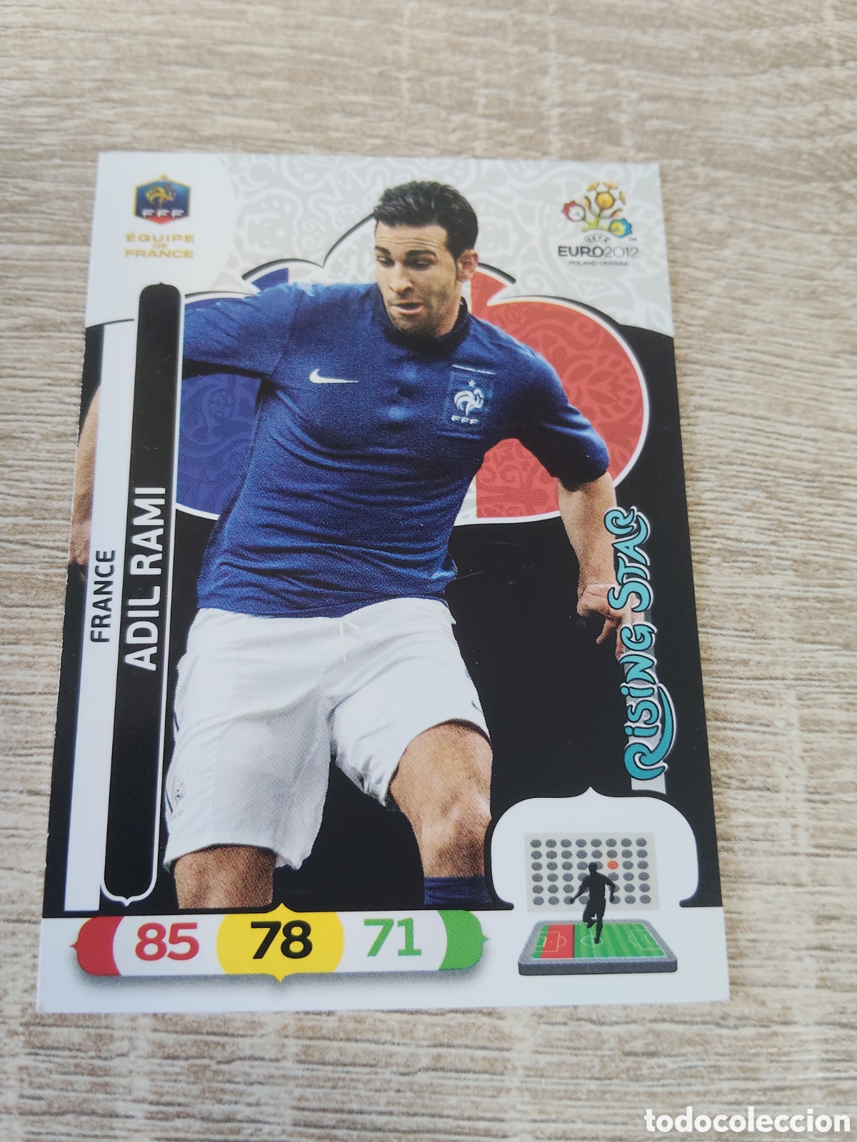 Cromos de f&uacute;tbol: Panini Adrenalyn euro 2012 Adil Rami Francia