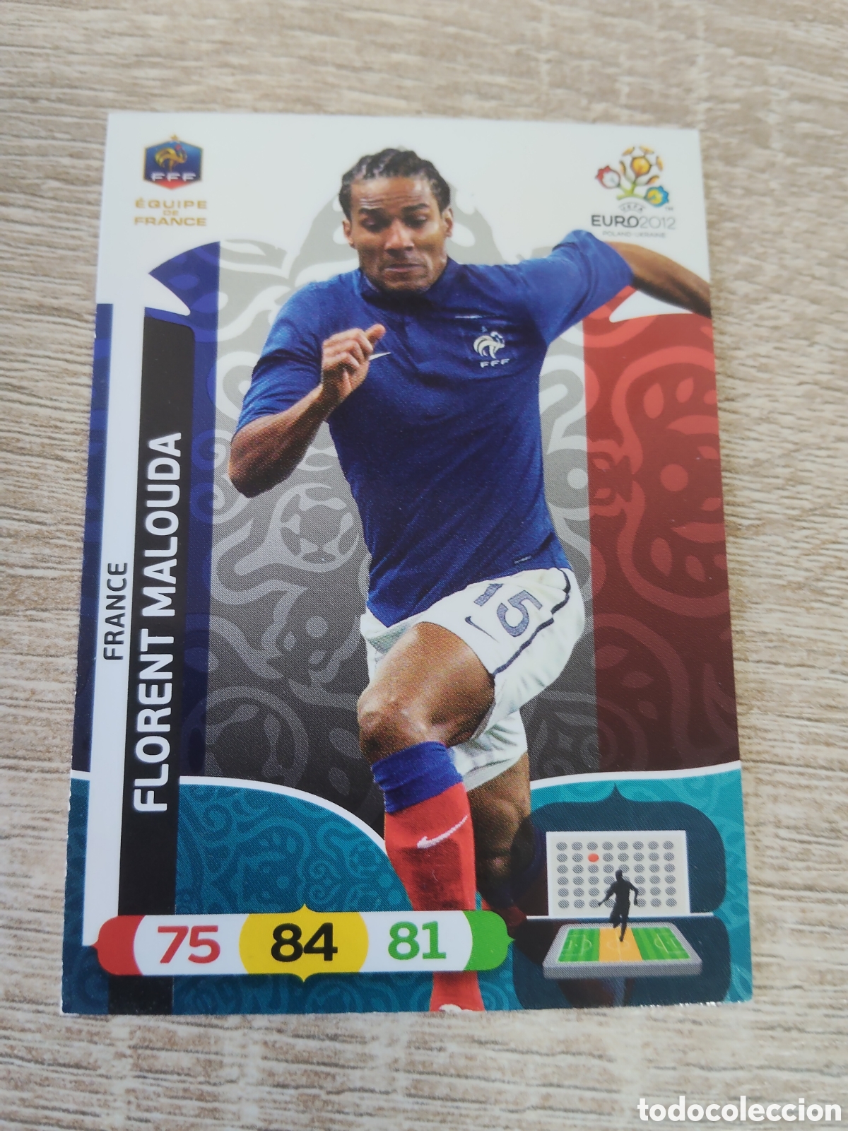 Cromos de f&uacute;tbol: Panini Adrenalyn euro 2012 Florent Malouda Francia