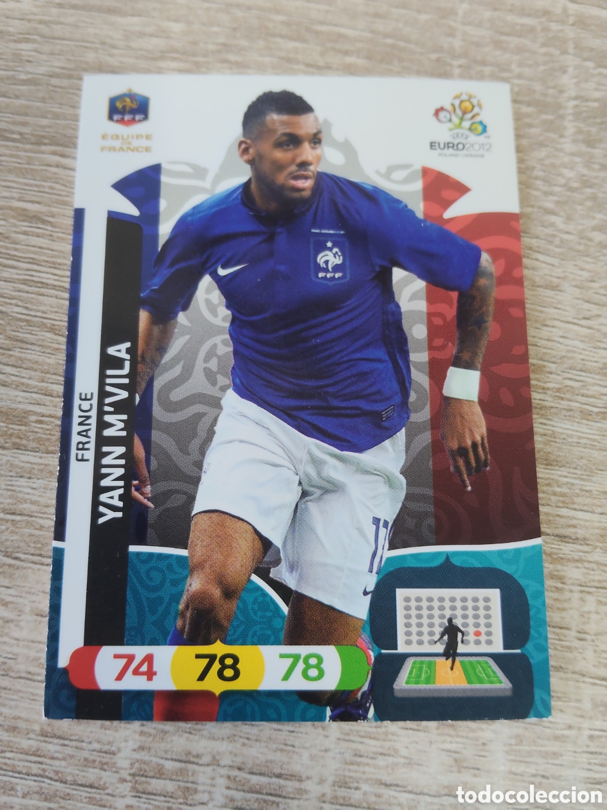 Cromos de f&uacute;tbol: Panini Adrenalyn euro 2012 Yann M'Vila Francia