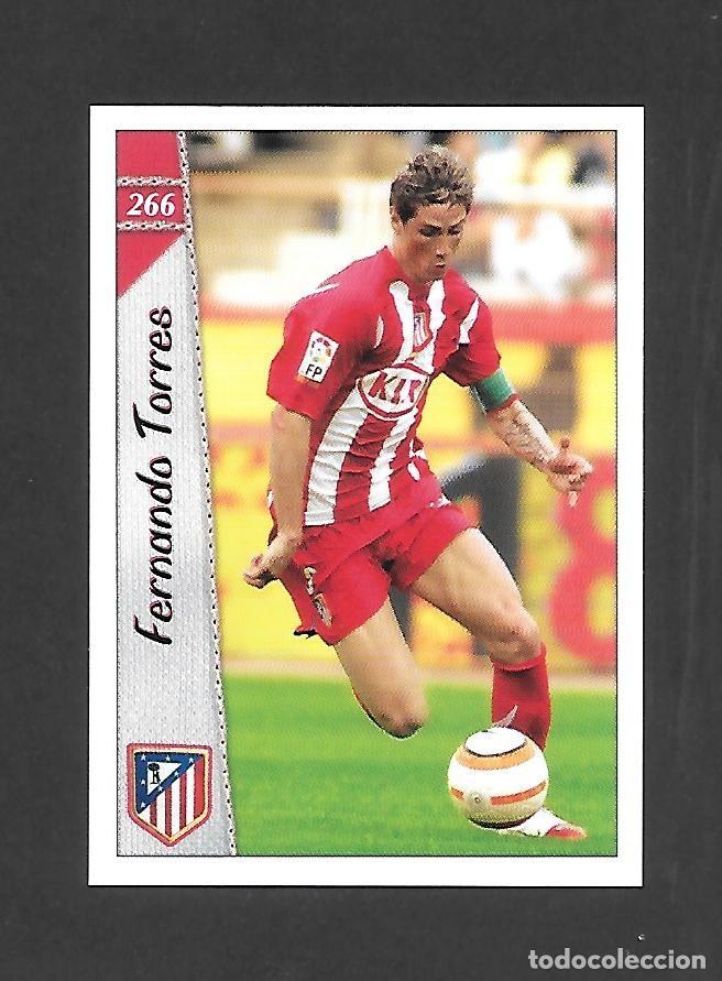 Cromos de f&uacute;tbol: # 266 FERNANDO TORRES (ATLETICO DE MADRID) , MUNDICROMO LIGA 2006 2007