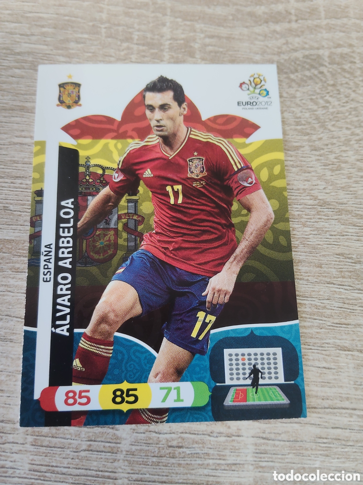 Cromos de f&uacute;tbol: Panini Adrenalyn euro 2012 &Aacute;lvaro Arbeloa Espa&ntilde;a