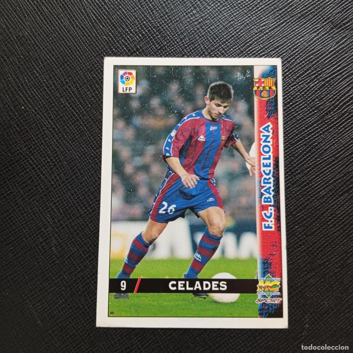 Cromos de f&uacute;tbol: 9 CELADES BARCELONA MUNDICROMO 1998 1999 CROMO FUTBOL LIGA 98 99 - A218 PG1