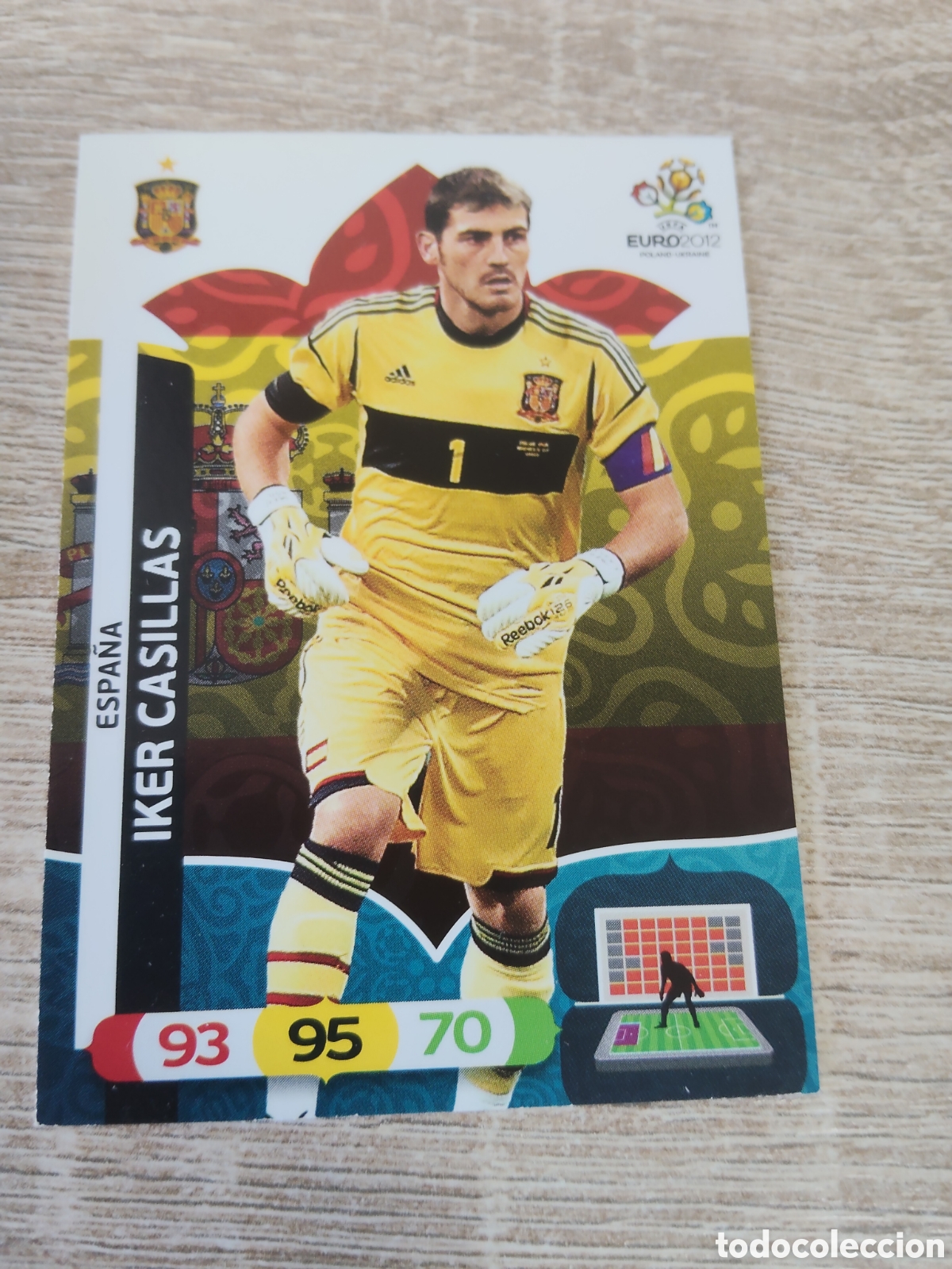 Cromos de f&uacute;tbol: Panini Adrenalyn euro 2012 Iker Casillas Espa&ntilde;a