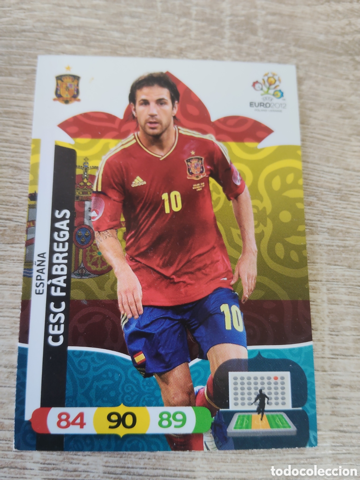 Cartes &agrave; collectionner de Football: Panini Adrenalyn euro 2012 Cesc F&aacute;bregas Espa&ntilde;a