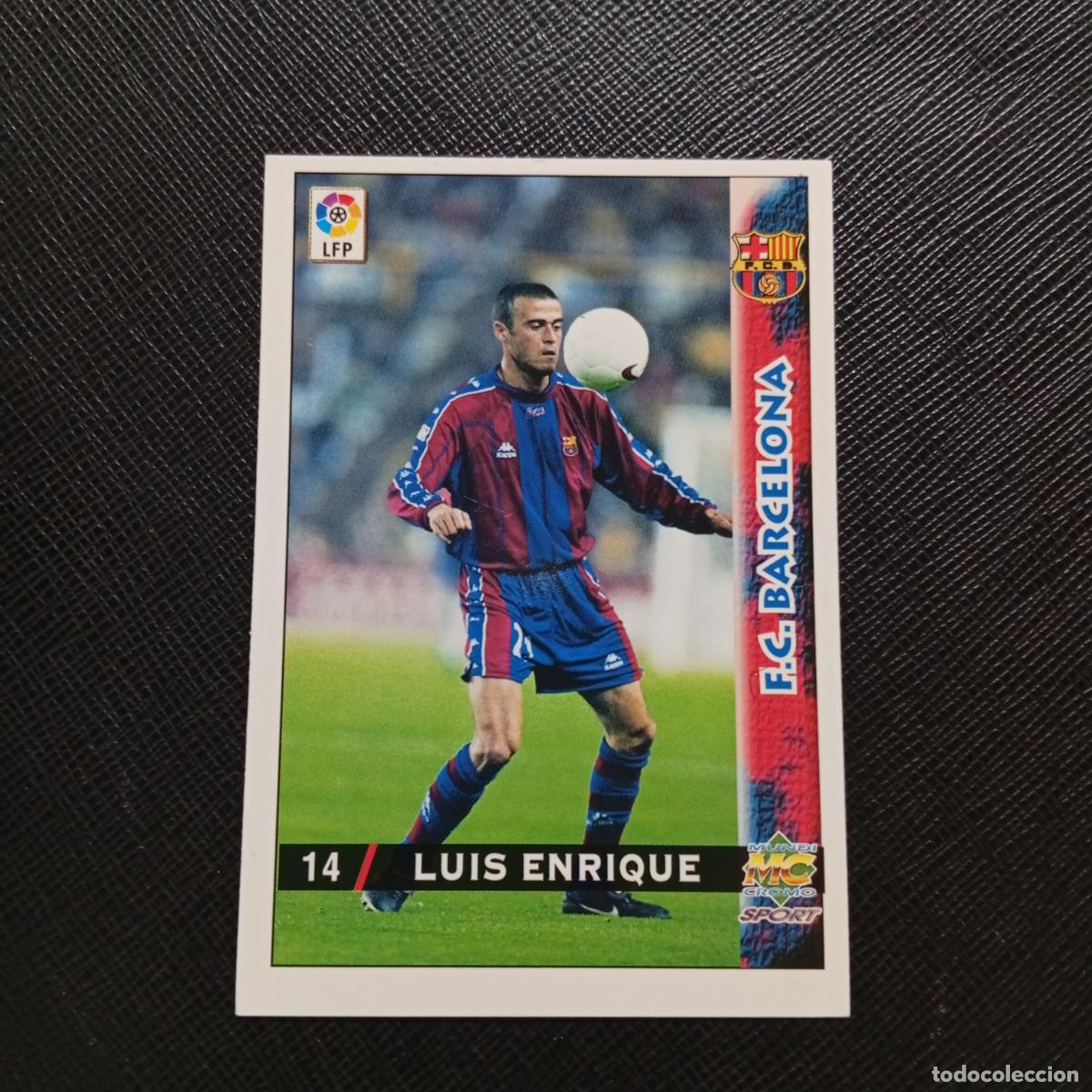 Football Stickers: 14 LUIS ENRIQUE BARCELONA MUNDICROMO 1998 1999 CROMO FUTBOL LIGA 98 99 - A218 PG2