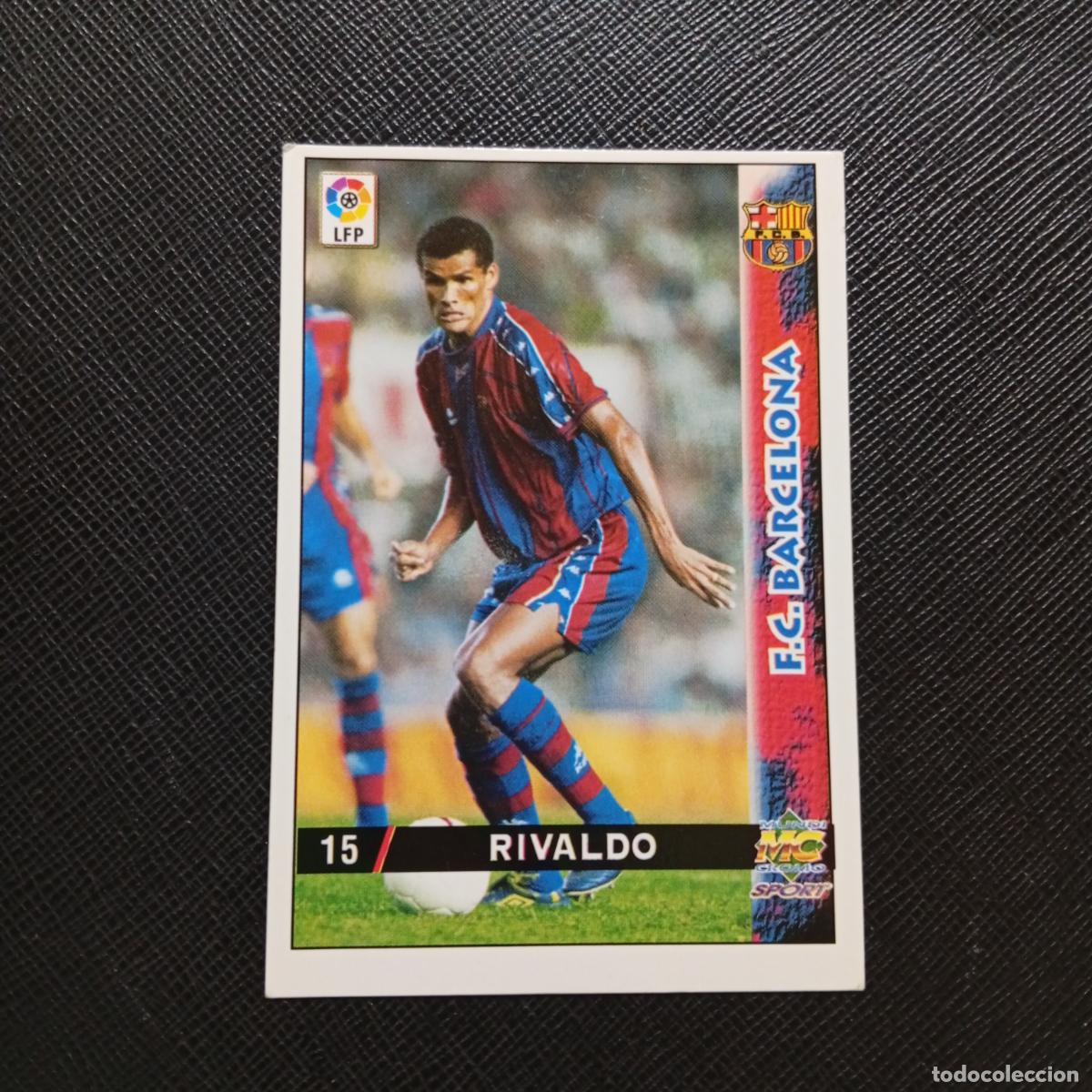Football Stickers: 15 RIVALDO BARCELONA MUNDICROMO 1998 1999 CROMO FUTBOL LIGA 98 99 - A218 PG2
