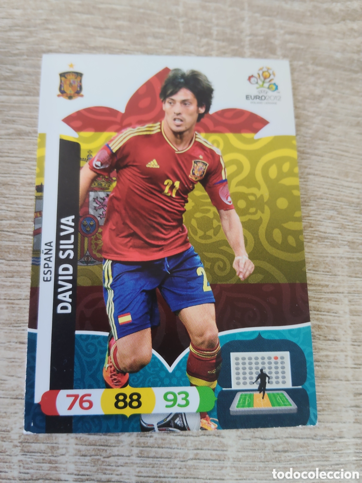 Cromos de f&uacute;tbol: Panini Adrenalyn euro 2012 David Silva Espa&ntilde;a