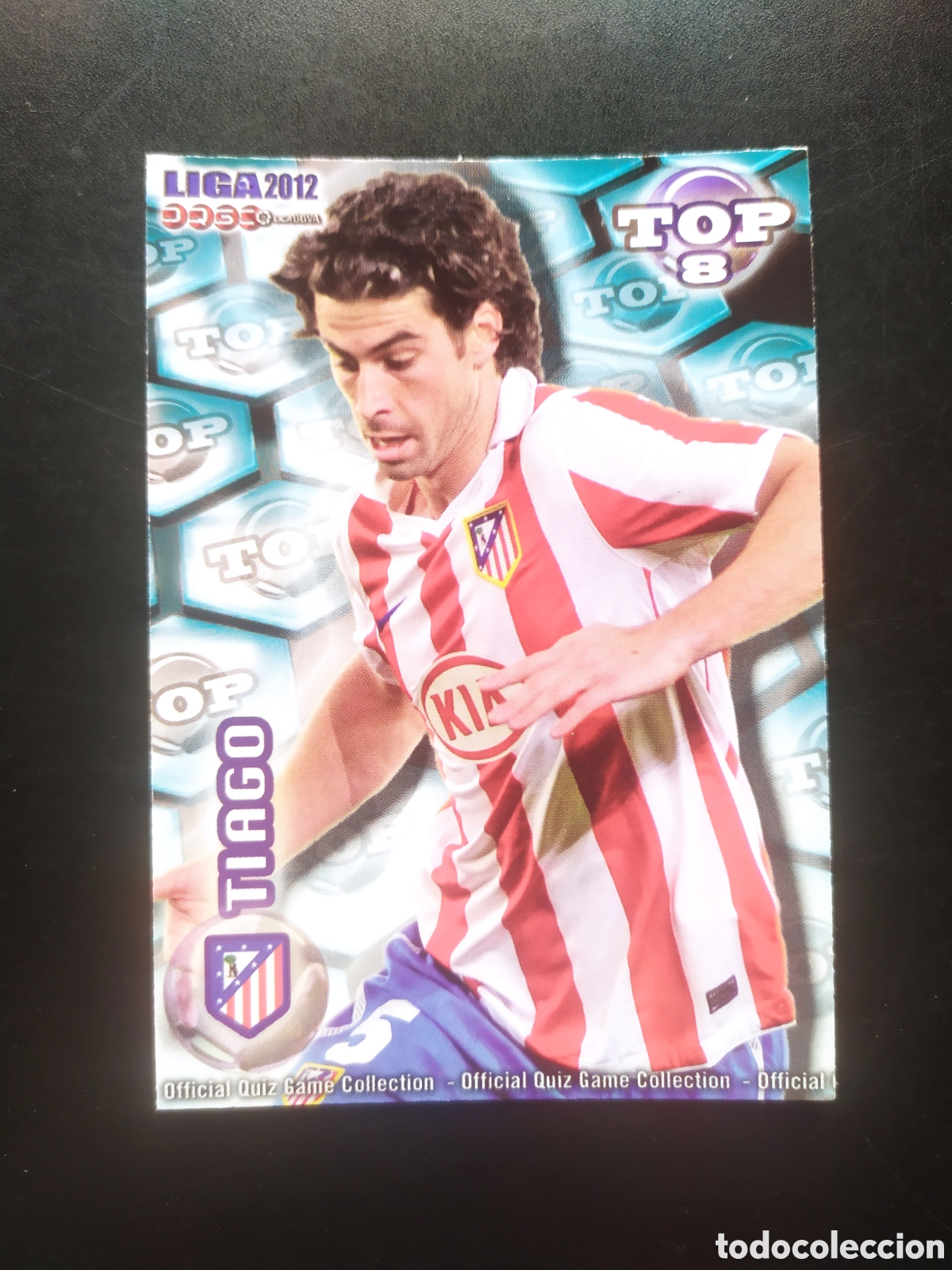 Cromos de f&uacute;tbol: Mundicromo fichas Liga 2011 2012 11 12 Tiago top mate n&deg; 609 Atl&eacute;tico Madrid