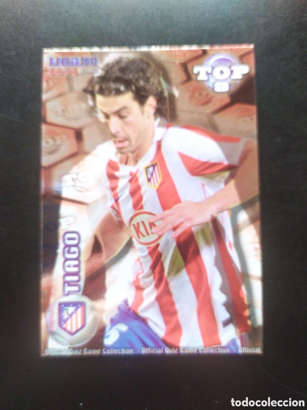 Cromos de f&uacute;tbol: Mundicromo fichas Liga 2011 2012 11 12 Tiago Tino Costa top error n&deg; 606 Atl&eacute;tico Madrid Valencia
