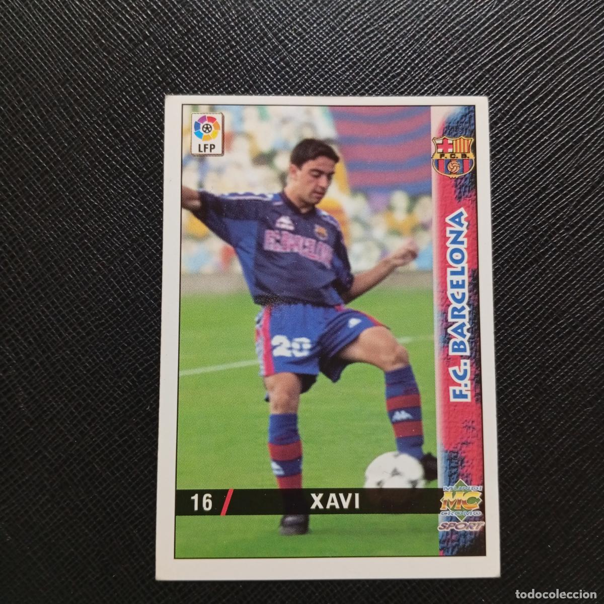 Cromos de f&uacute;tbol: 16 XAVI BARCELONA MUNDICROMO 1998 1999 CROMO FUTBOL LIGA 98 99 - A20 PG298 ROOKIE