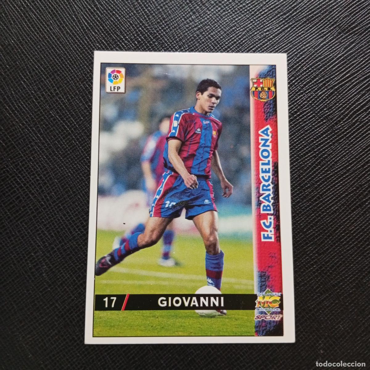 Cromos de f&uacute;tbol: 17 GIOVANNI BARCELONA MUNDICROMO 1998 1999 CROMO FUTBOL LIGA 98 99 - A218 PG2