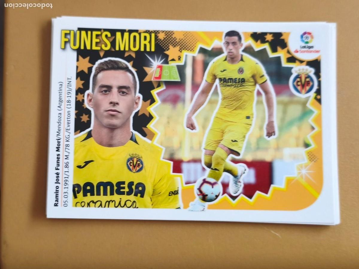 Cromos de f&uacute;tbol: funes mori, 2018 19 ultimos fichajes