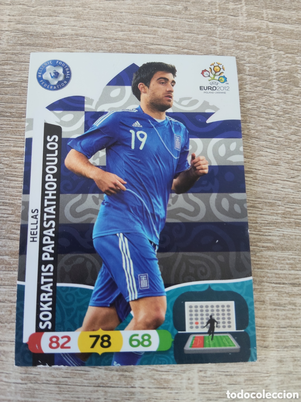 Cromos de f&uacute;tbol: Panini Adrenalyn euro 2012 Sokratis Papastathopoulos Grecia