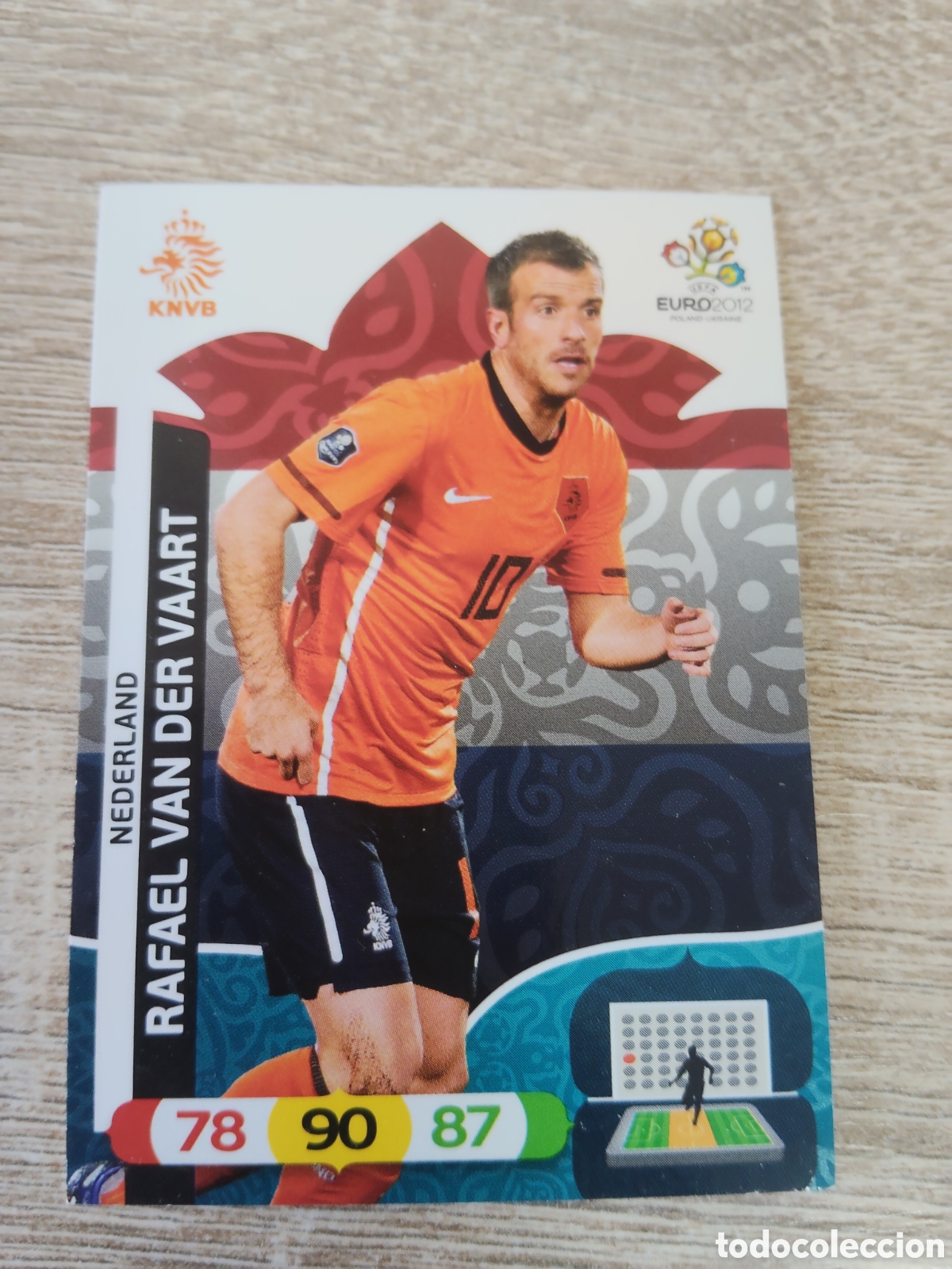 Cromos de f&uacute;tbol: Panini Adrenalyn euro 2012 Rafael Van Der Vaart Holanda