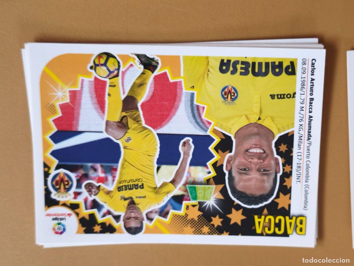 Cromos de f&uacute;tbol: bacca, 2018 19 coloca