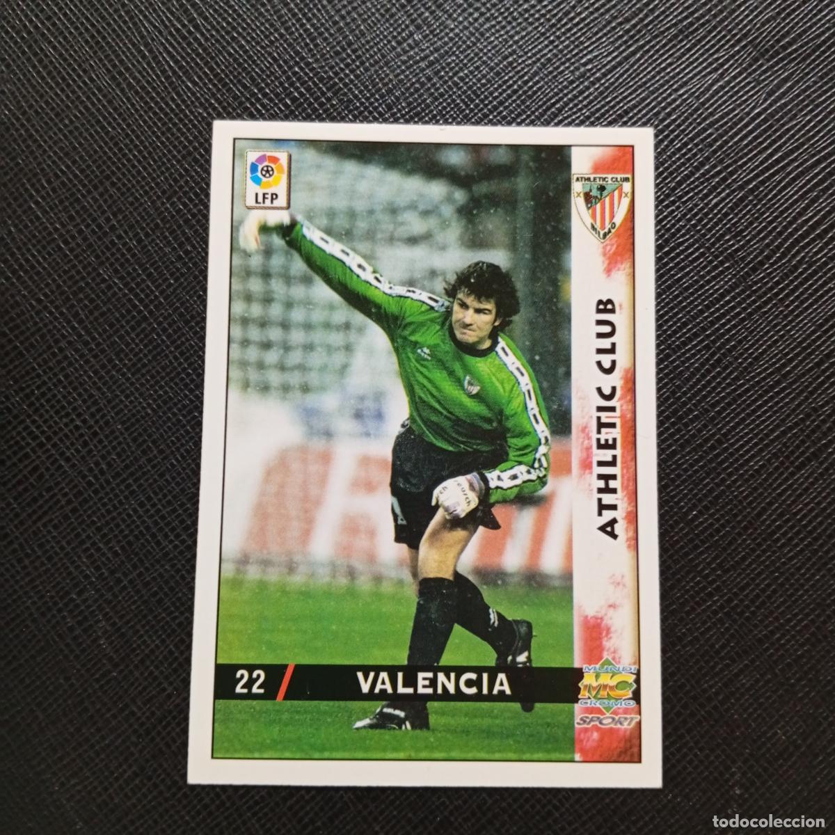 Cromos de f&uacute;tbol: 22 VALENCIA BILBAO MUNDICROMO 1998 1999 CROMO FUTBOL LIGA 98 99 - A218 PG3