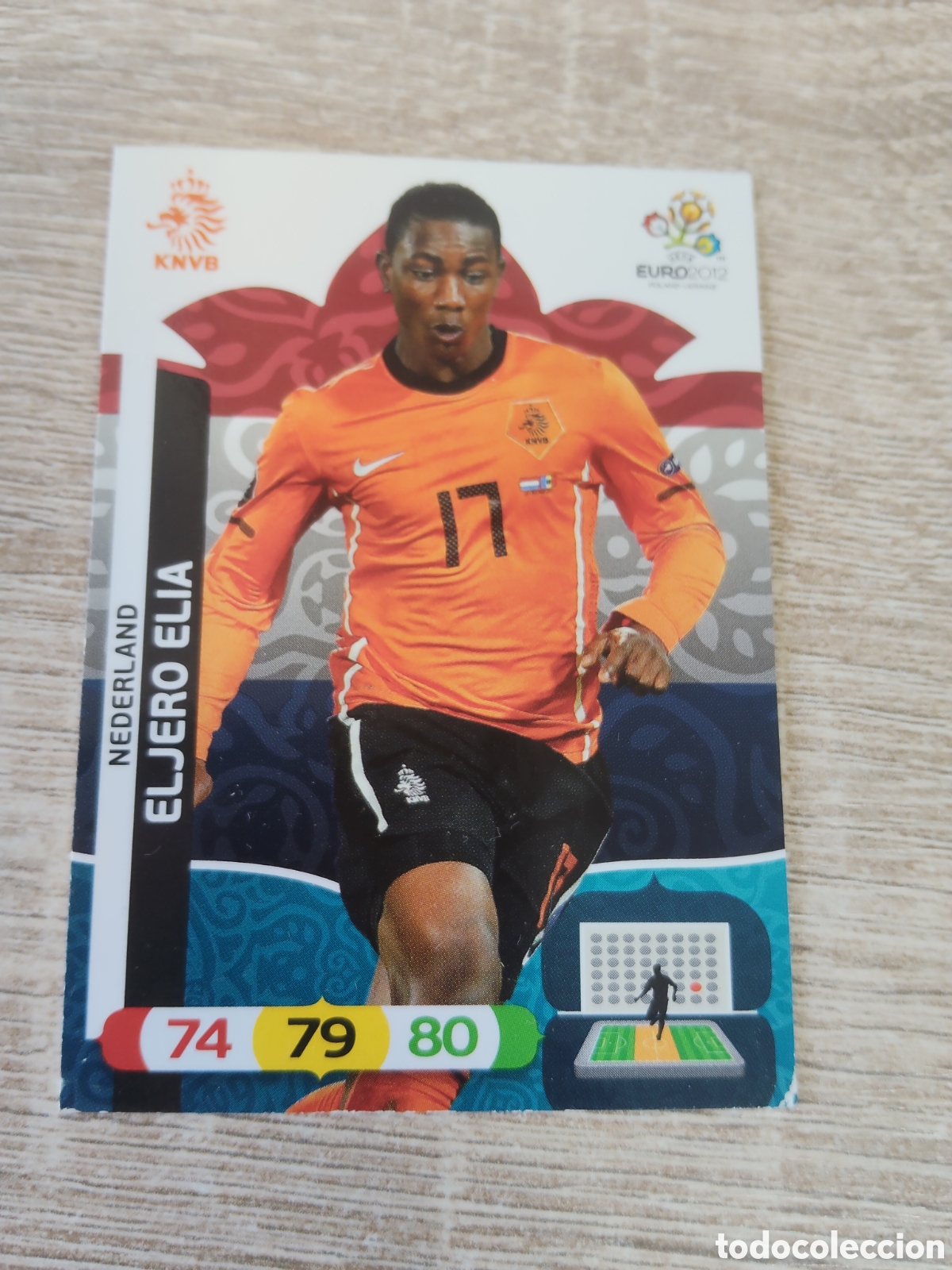 Cromos de f&uacute;tbol: Panini Adrenalyn euro 2012 Eljero Elia Holanda