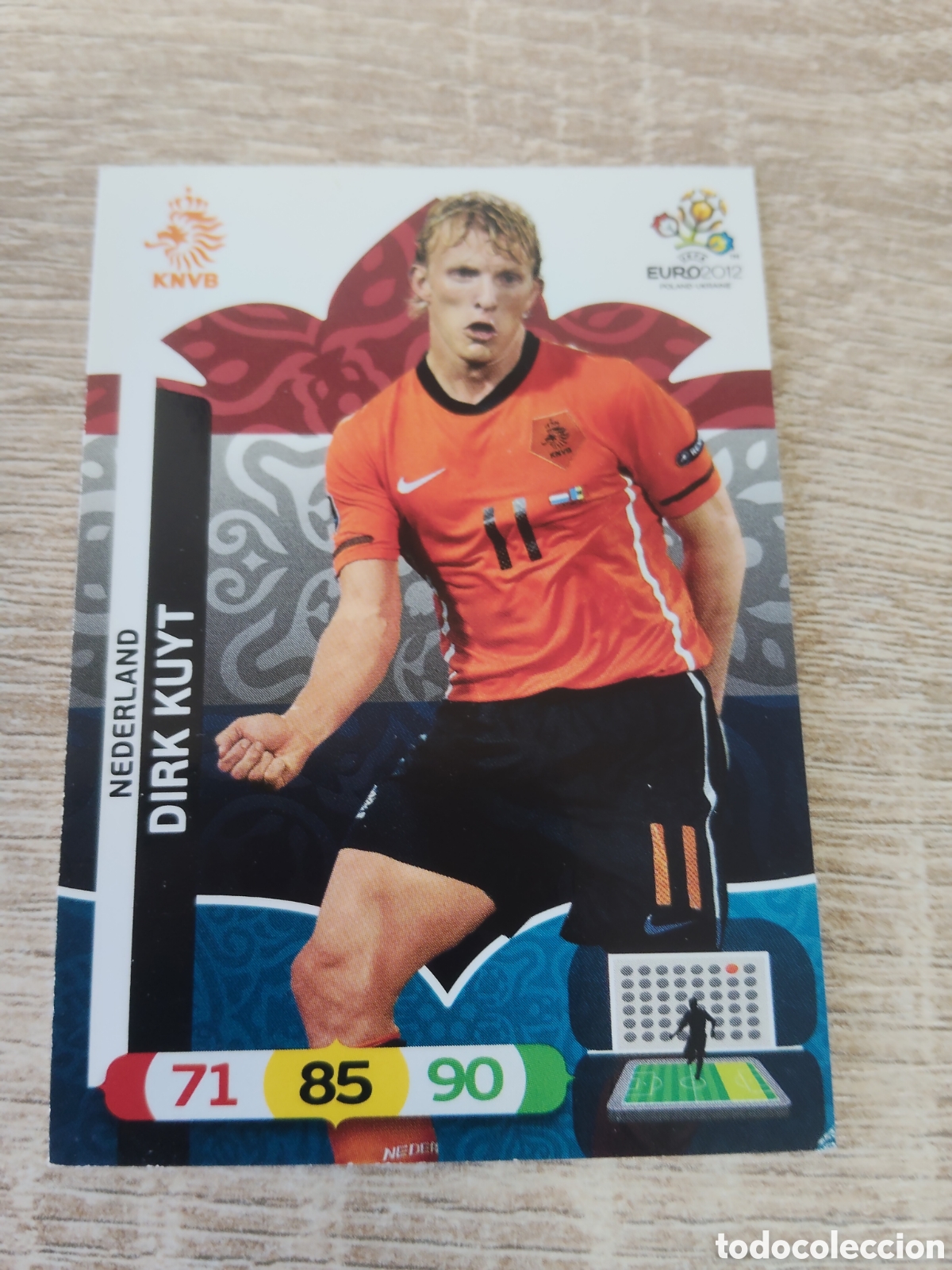 Cromos de f&uacute;tbol: Panini Adrenalyn euro 2012 Dirk Kuyt Holanda