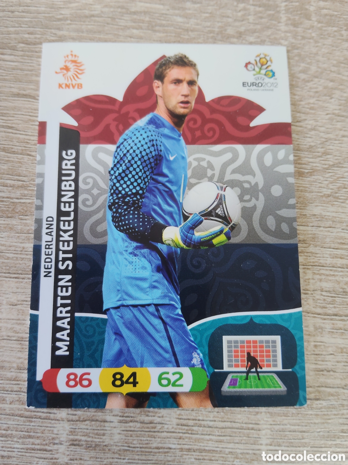 Cromos de f&uacute;tbol: Panini Adrenalyn euro 2012 Maarten Stekelenburg Holanda