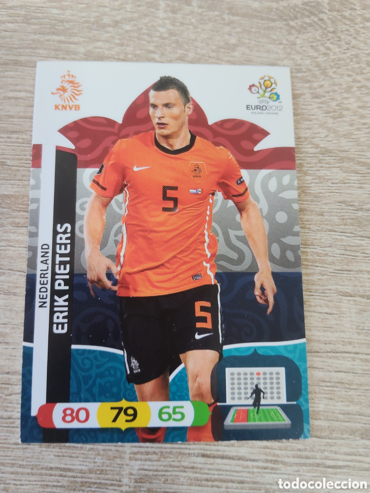 Cromos de f&uacute;tbol: Panini Adrenalyn euro 2012 Erik Pieters Holanda
