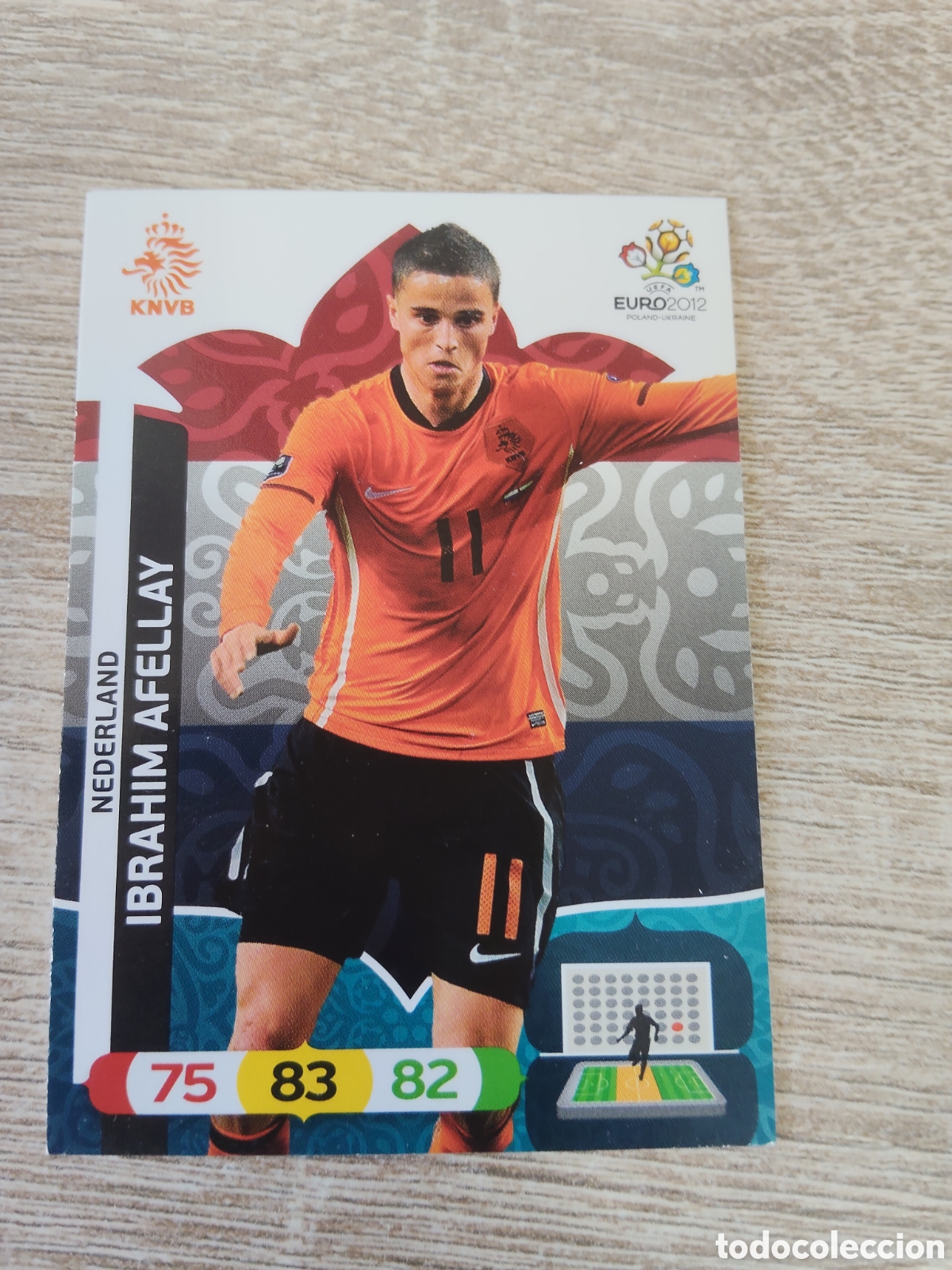 Cromos de f&uacute;tbol: Panini Adrenalyn euro 2012 Ibrahim Afellay Holanda