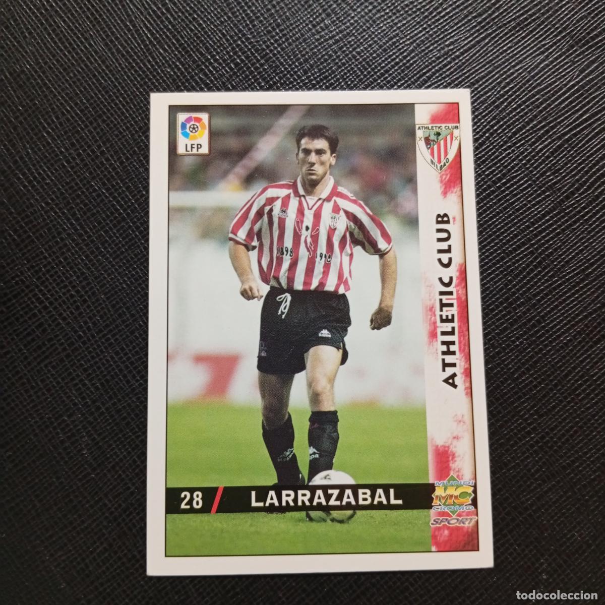 Cromos de f&uacute;tbol: 28 LARRAZABAL BILBAO MUNDICROMO 1998 1999 CROMO FUTBOL LIGA 98 99 - A218 PG4