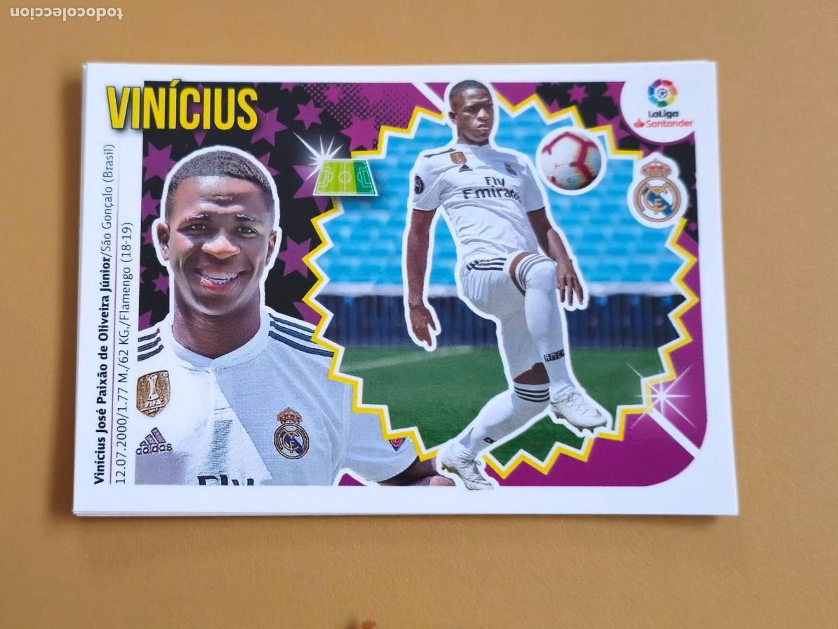 Cromos de f&uacute;tbol: vinicius, 2018 19 ultimos fichajes