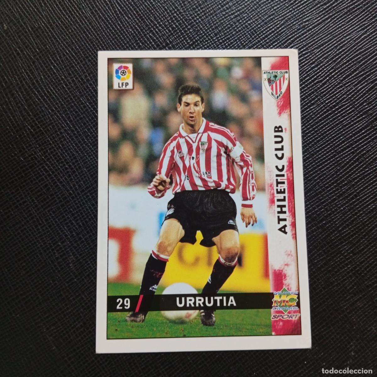 Cromos de f&uacute;tbol: 29 URRUTIA BILBAO MUNDICROMO 1998 1999 CROMO FUTBOL LIGA 98 99 - A218 PG4