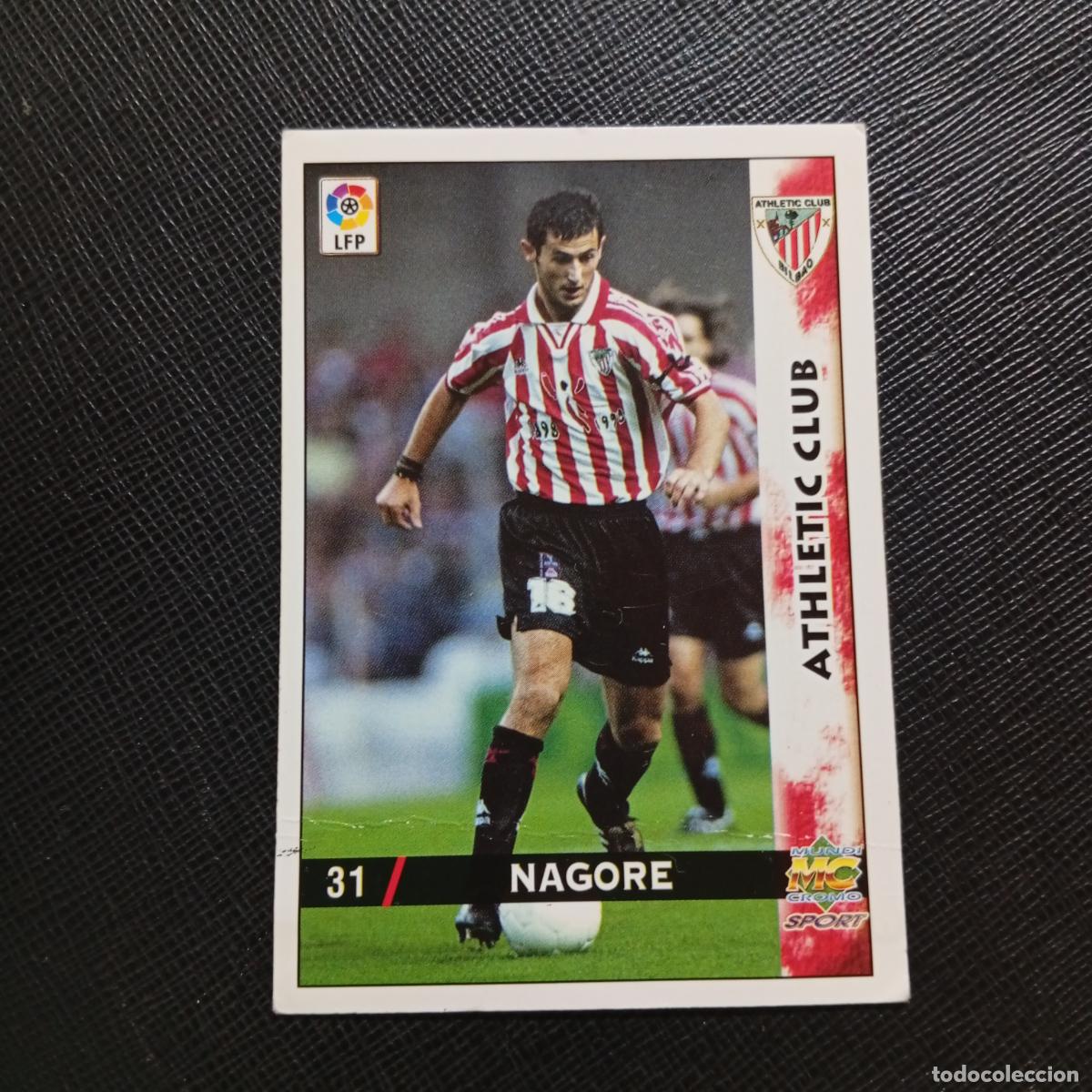 Cromos de f&uacute;tbol: 31 NAGORE BILBAO MUNDICROMO 1998 1999 CROMO FUTBOL LIGA 98 99 - A218 PG4