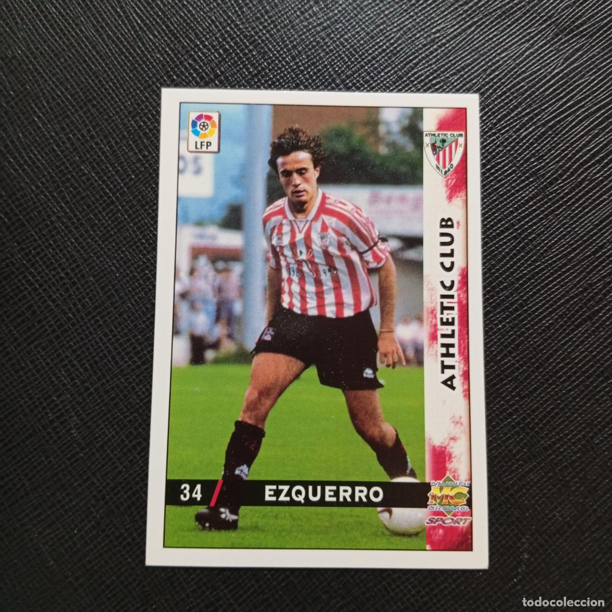 Cromos de f&uacute;tbol: 34 EZQUERRO BILBAO MUNDICROMO 1998 1999 CROMO FUTBOL LIGA 98 99 - A218 PG4