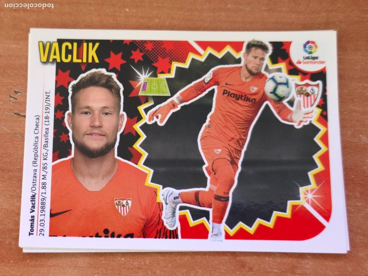 Cromos de f&uacute;tbol: vaclik, 2018 19 coloca