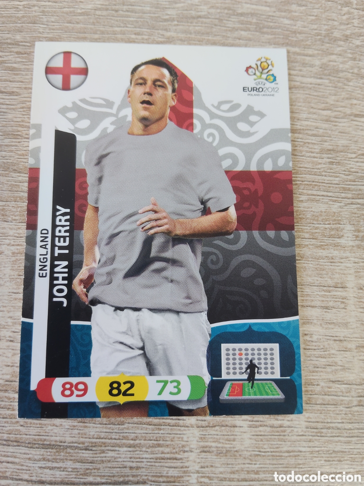 Cromos de f&uacute;tbol: Panini Adrenalyn euro 2012 John Terry Inglaterra