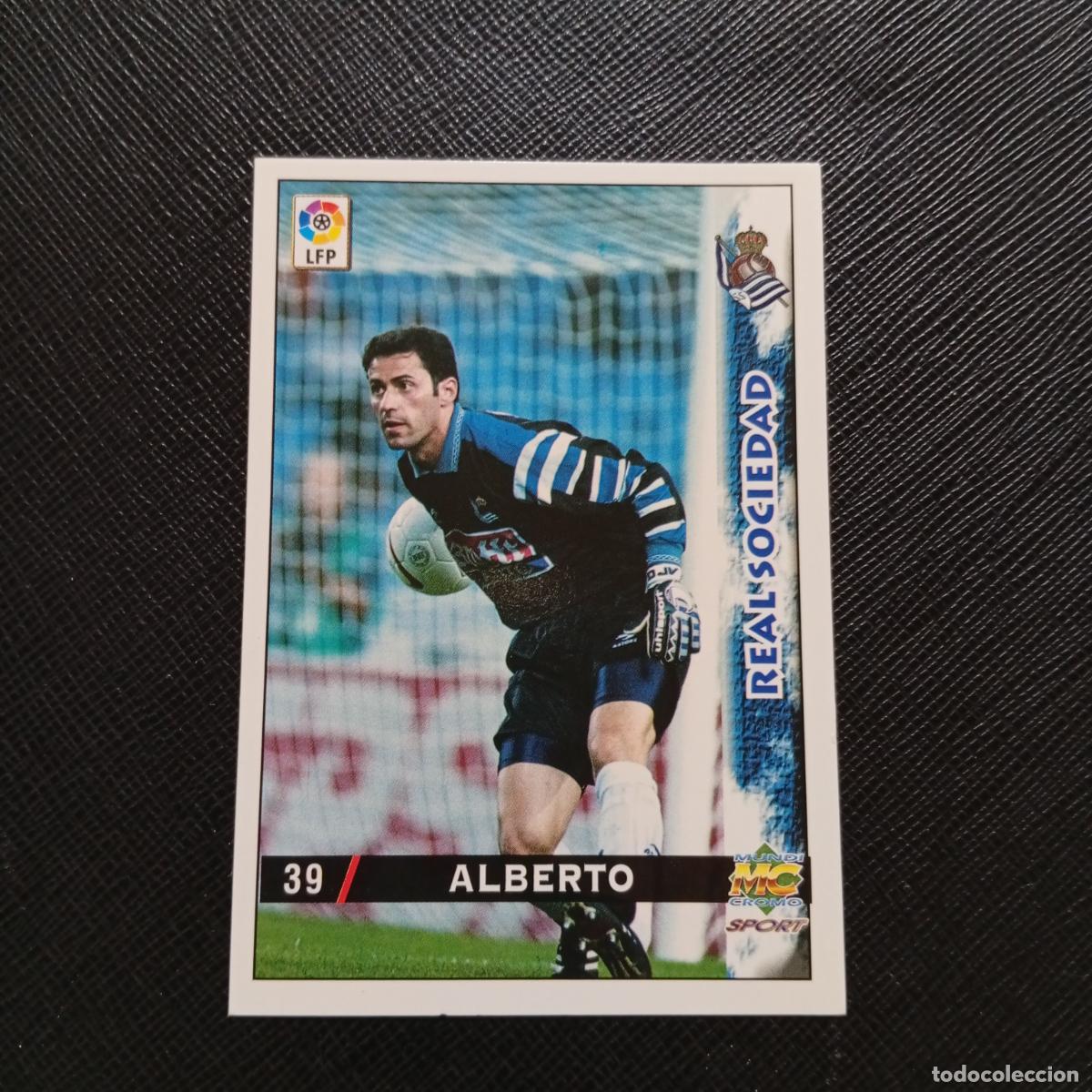 Cromos de f&uacute;tbol: 39 ALBERTO REAL SOCIEDAD MUNDICROMO 1998 1999 CROMO FUTBOL LIGA 98 99 - A218 PG5