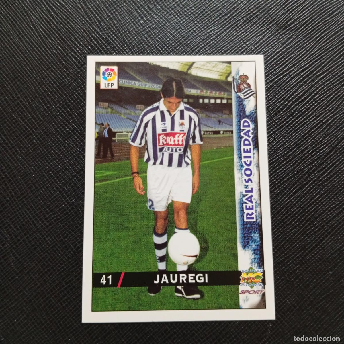 Cromos de f&uacute;tbol: 41 JAUREGI REAL SOCIEDAD MUNDICROMO 1998 1999 CROMO FUTBOL LIGA 98 99 - A218 PG5
