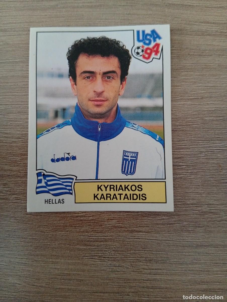 Cromos de f&uacute;tbol: KYRIAKOS KARATAIDIS 270 GRECIA MUNDIAL USA 94 1994 SIN PEGAR NUNCA PEGADO PANINI