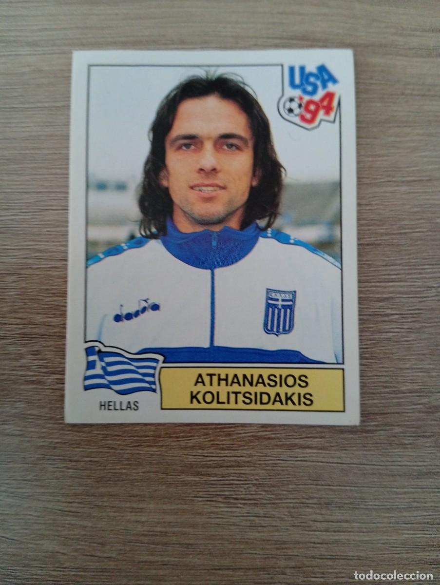 Cromos de f&uacute;tbol: ATHANASIOS KOLITSIDAKIS 271 GRECIA MUNDIAL USA 94 1994 SIN PEGAR NUNCA PEGADO PANINI