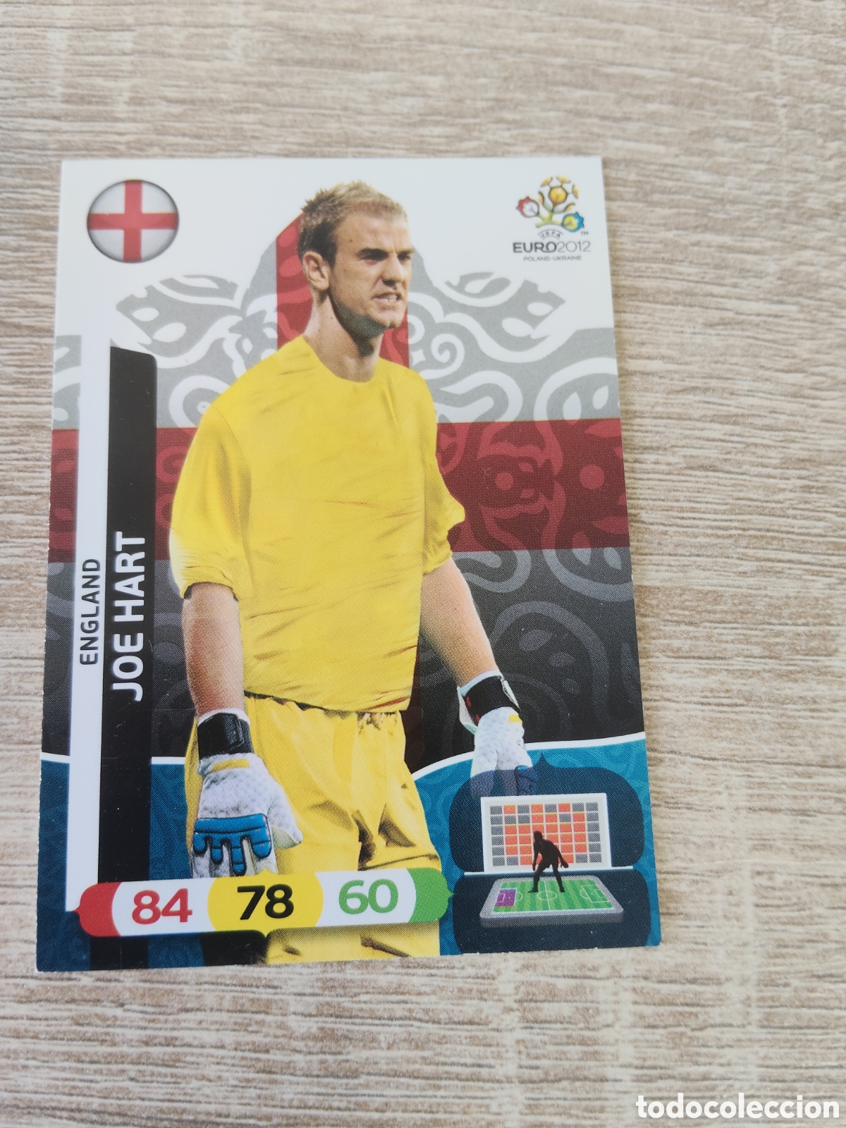 Cromos de f&uacute;tbol: Panini Adrenalyn euro 2012 Joe Hart Inglaterra