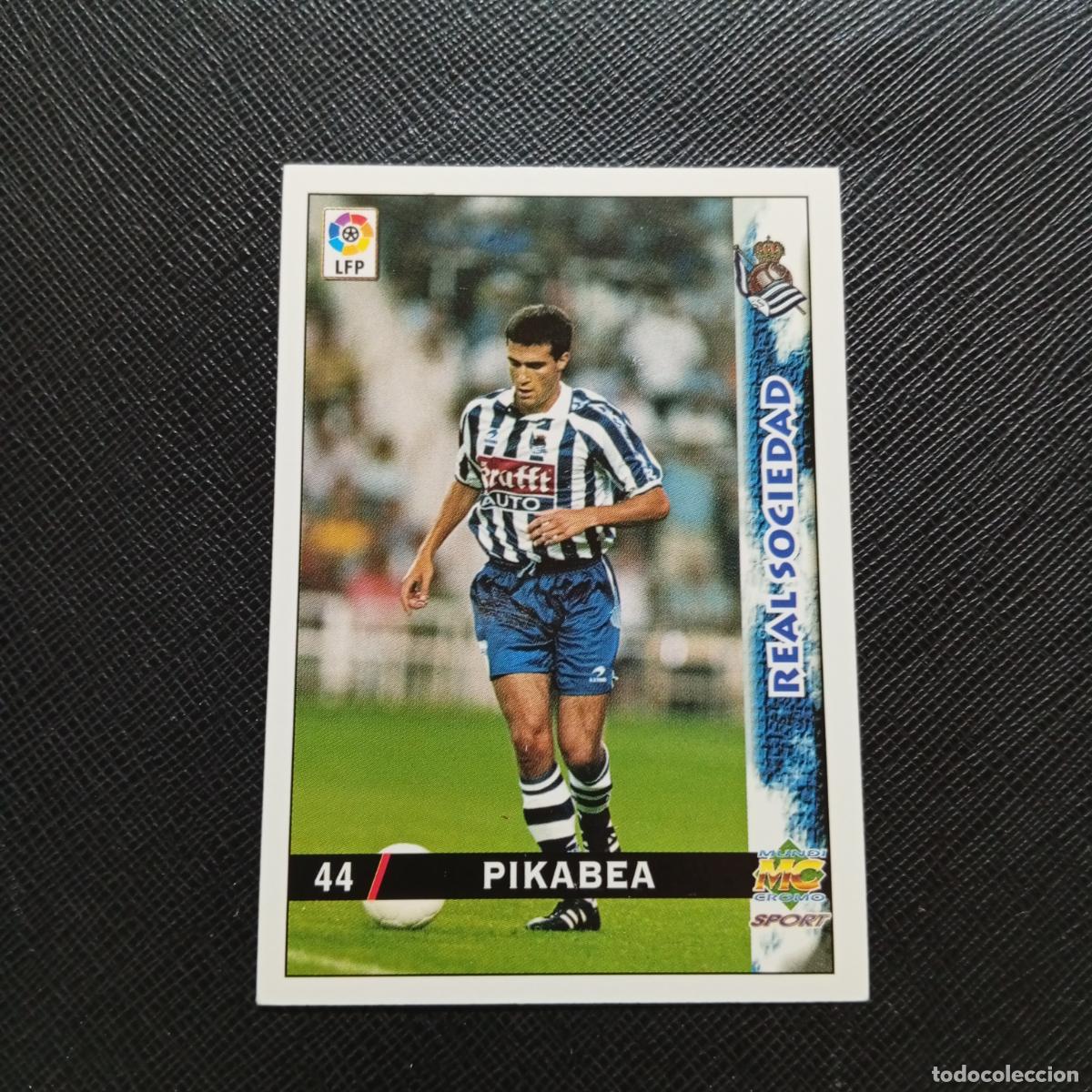 Cromos de f&uacute;tbol: 44 PIKABEA REAL SOCIEDAD MUNDICROMO 1998 1999 CROMO FUTBOL LIGA 98 99 - A218 PG6