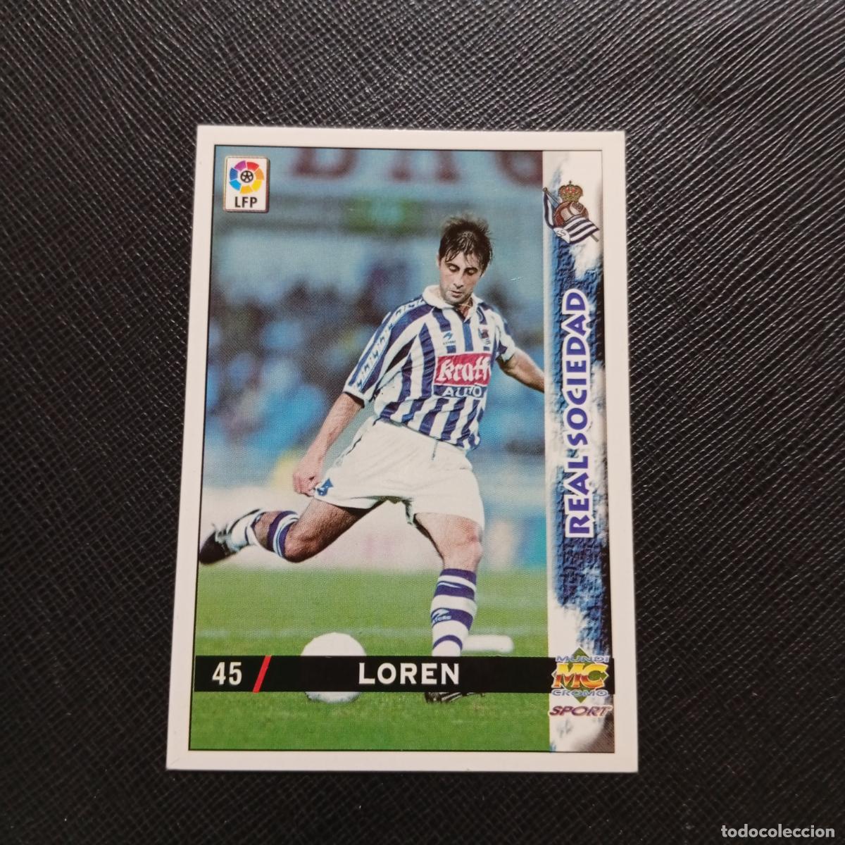 Cromos de f&uacute;tbol: 45 LOREN REAL SOCIEDAD MUNDICROMO 1998 1999 CROMO FUTBOL LIGA 98 99 - A218 PG6