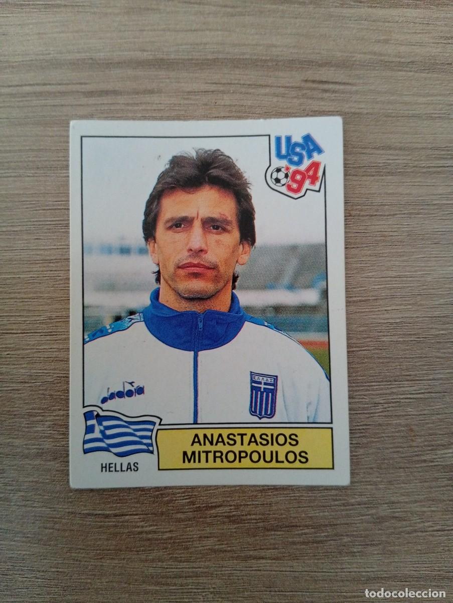 Cromos de f&uacute;tbol: ANASTASIOS MITROPOULOS 274 GRECIA MUNDIAL USA 94 1994 SIN PEGAR NUNCA PEGADO PANINI