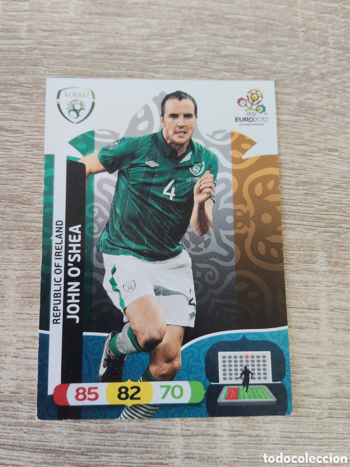 Figurine di Calcio: Panini Adrenalyn euro 2012 John O'Shea Irlanda